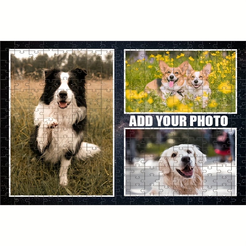 

Puzzle Photo Personnalisé - Puzzle Jigsaw avec Votre Image, pour les des Animaux, & Réunions Familiales - Bois de Haute Qualité, Disponible en 200/300/500/1000 pièces, Puzzles en Bois