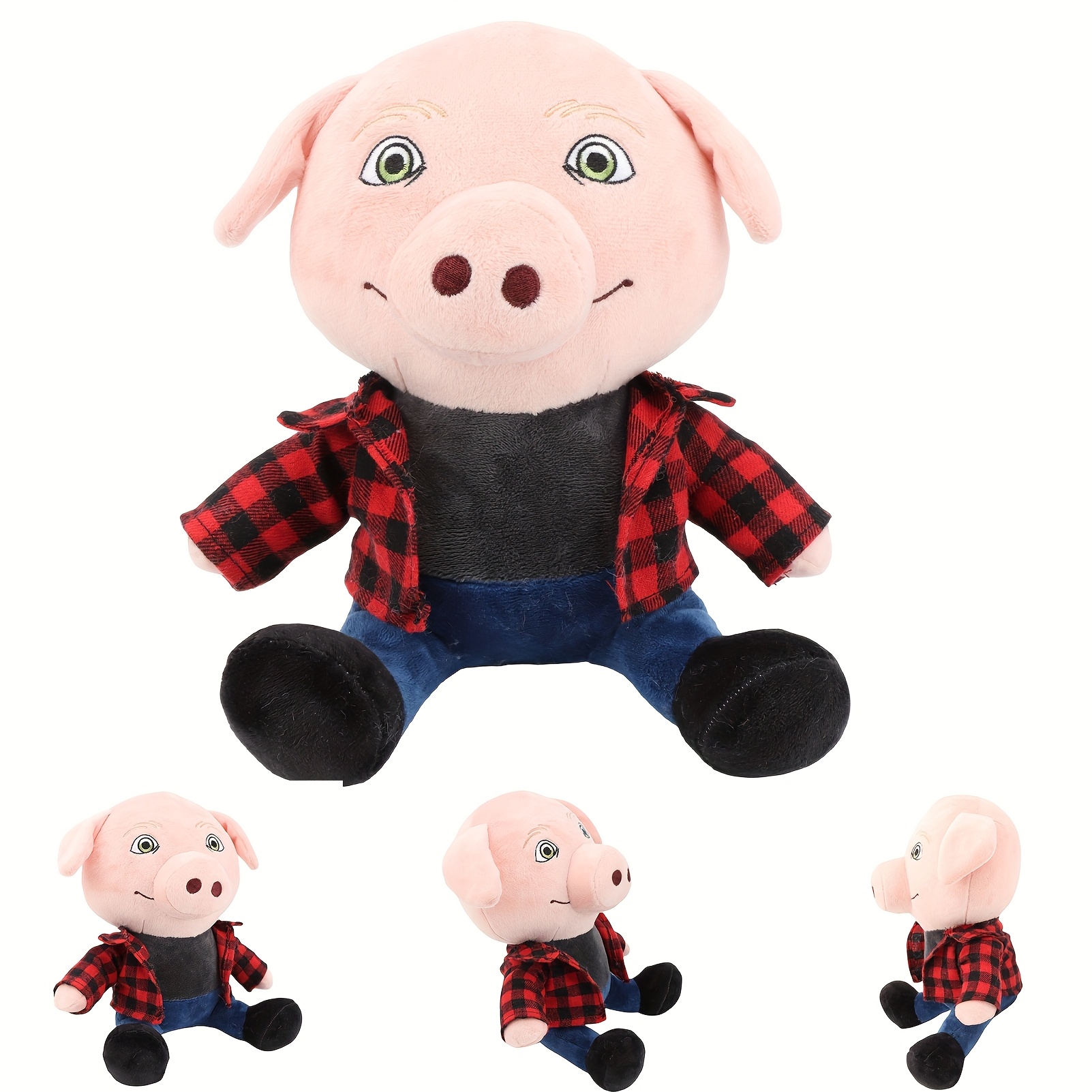 Image of /8.26in John Pork Plush Toys Birthday Party Cute Toys Christmas Holidays Everyday Use Ideal Gift Festive Decorations Game Movie Gift Plush Toys