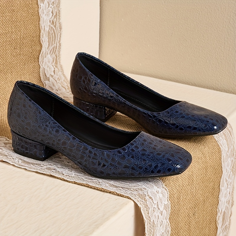 women's fashion pumps season breathable block heel Temu Mauritius