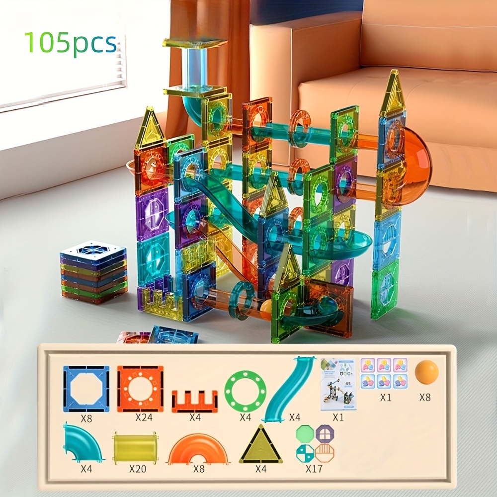 Brain Games Magnetic blocks, 105 pcs