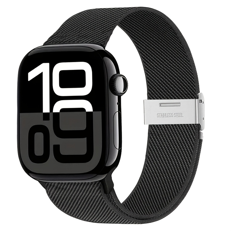 TEMU Single-pack Stretch Nylon Watch Band, Suitable For Watch -1 (49mm), Series 11/10 (46mm, 42mm), Series 9-7 (45mm, 41mm), Se 6, 5, 4 (44mm, 40mm).