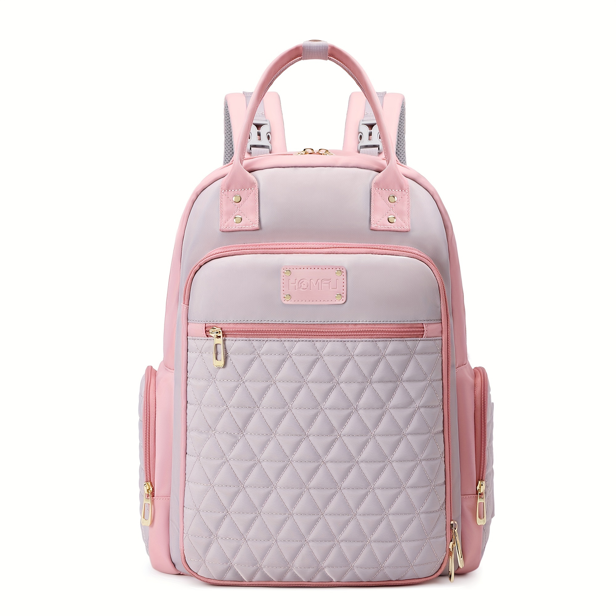 pink diaper bag backpacks mommy hospital bags girl newborn Temu