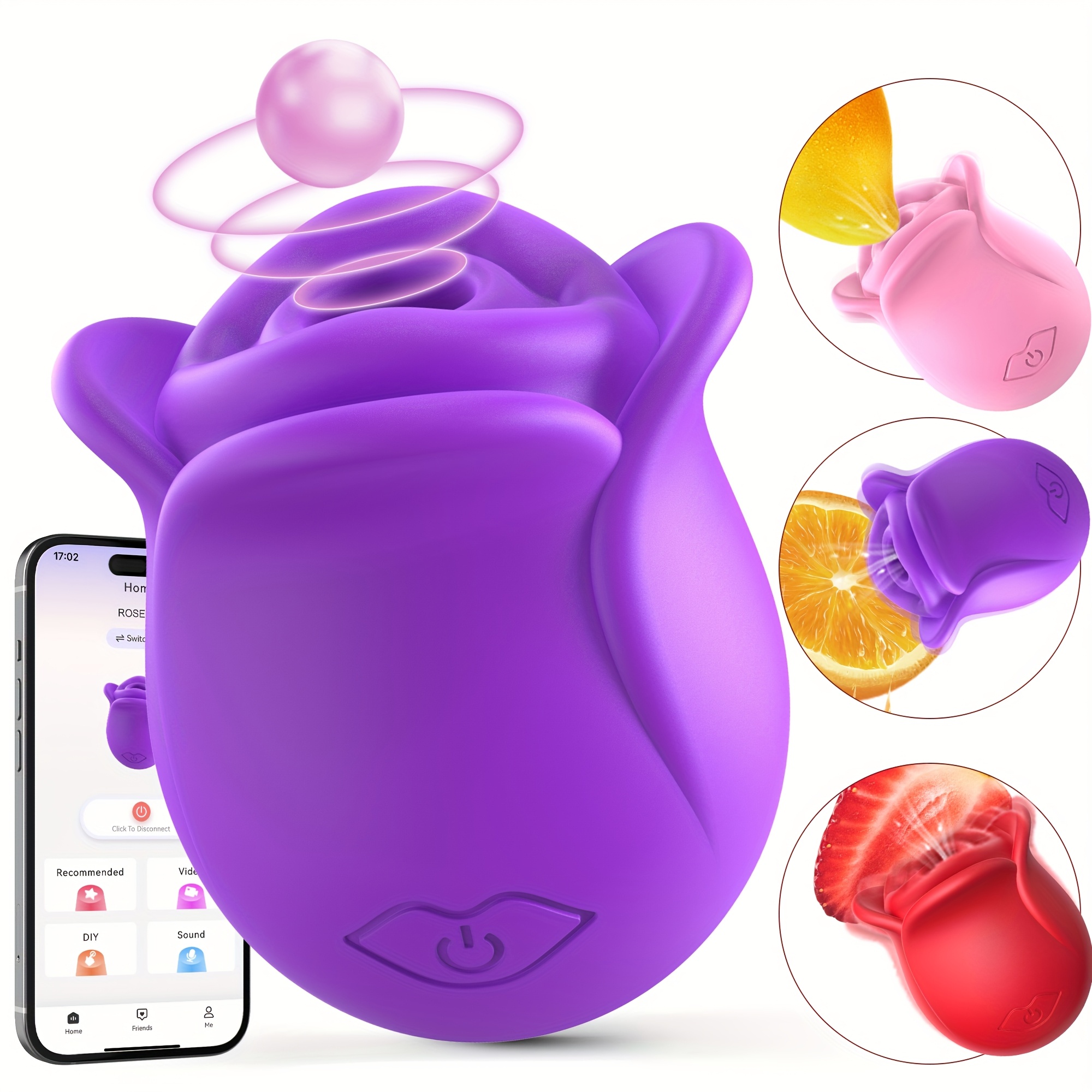 7-speed suction rose , and massager toy - health & household - Temu