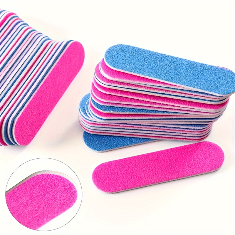 16pcs Double-Sided Nail Files, Convenient Mini Polishing Tools
