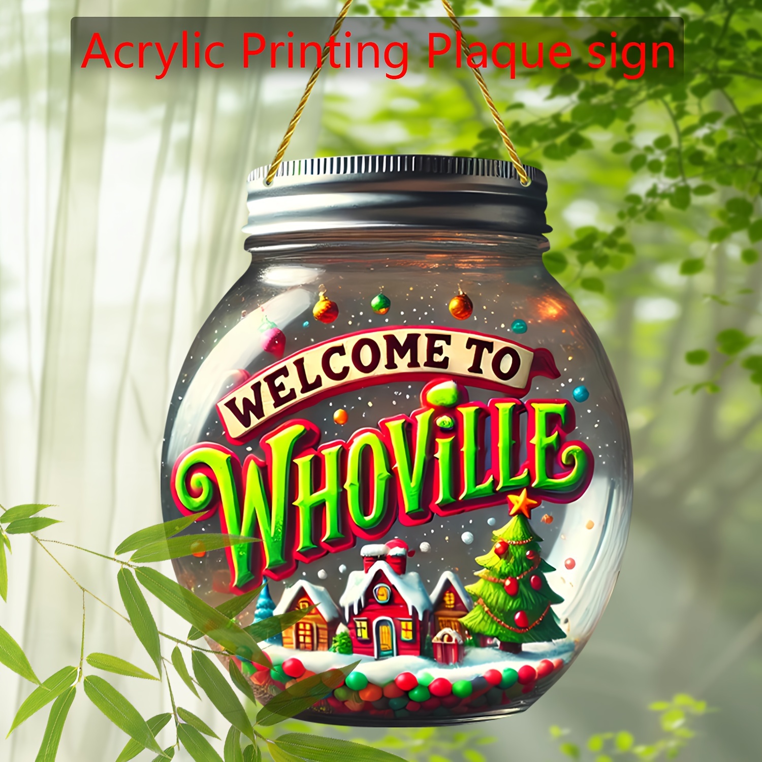 

Whoville - Plaque Stained , For & Decor, Christmas For