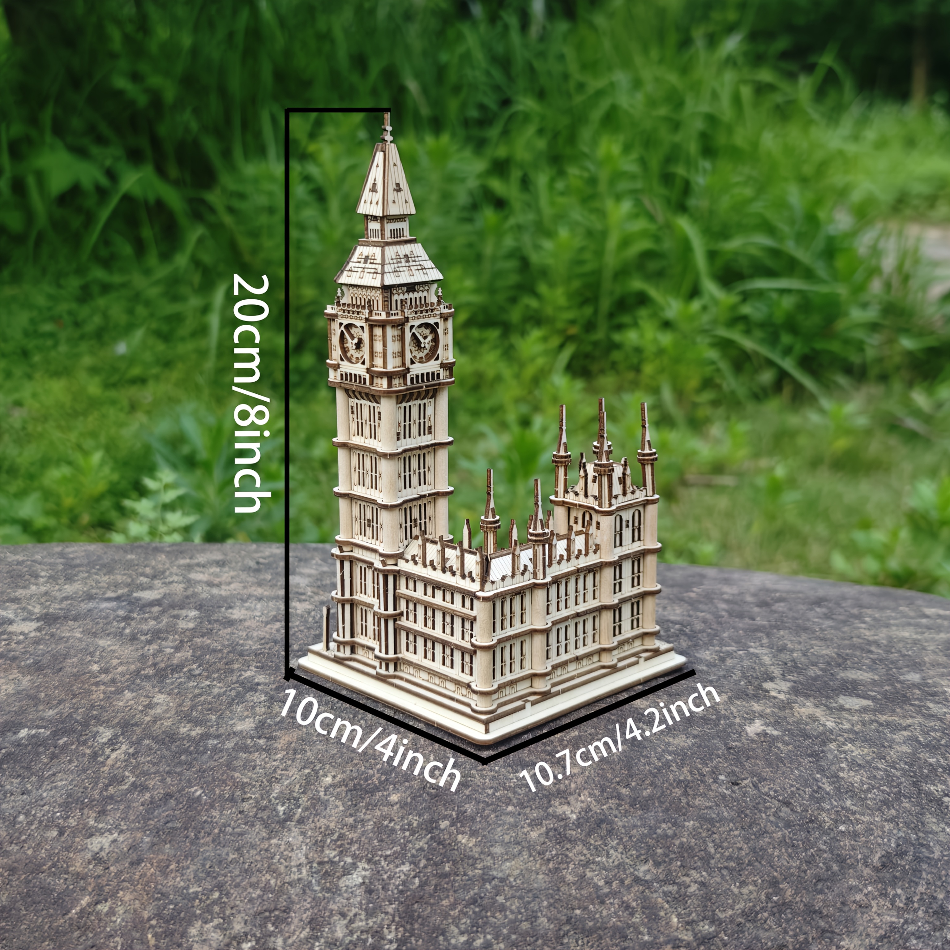 DIY Wooden Big Ben 3D Puzzle, Creative Home Decor Gift