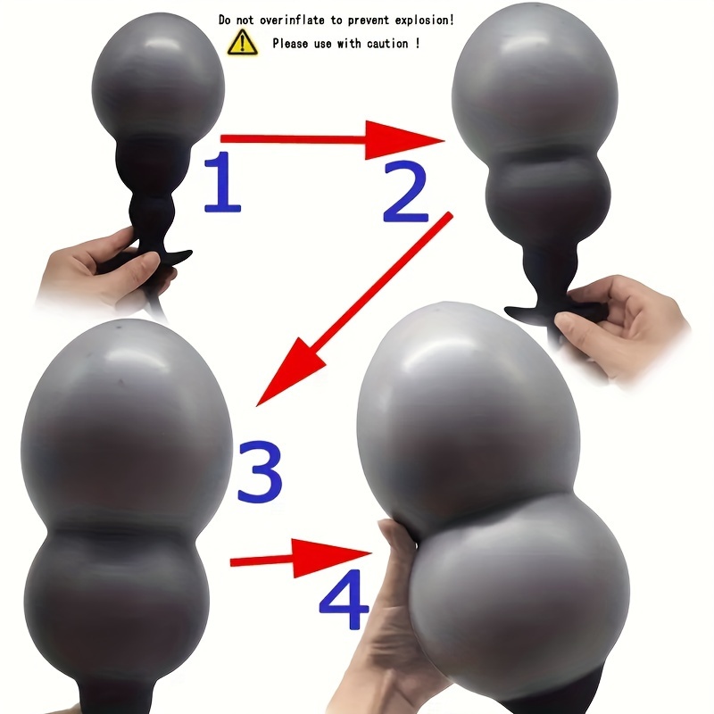 silicone inflatable plug toys plug - Temu