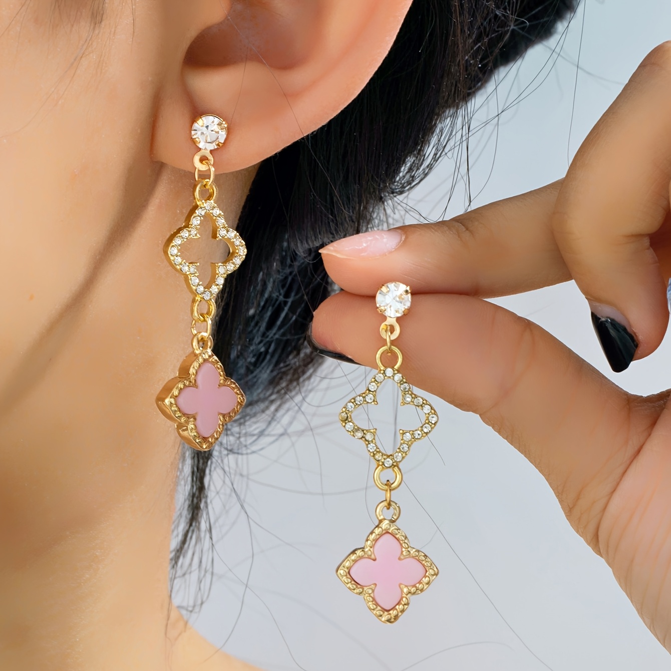 TEMU 1 Paire de Boucles d'Oreilles Pendentif - Élégantes et Minimalistes, Adaptées aux Tenues de Plage d'Été, Créoles , Quotidiennes Toute l' pour