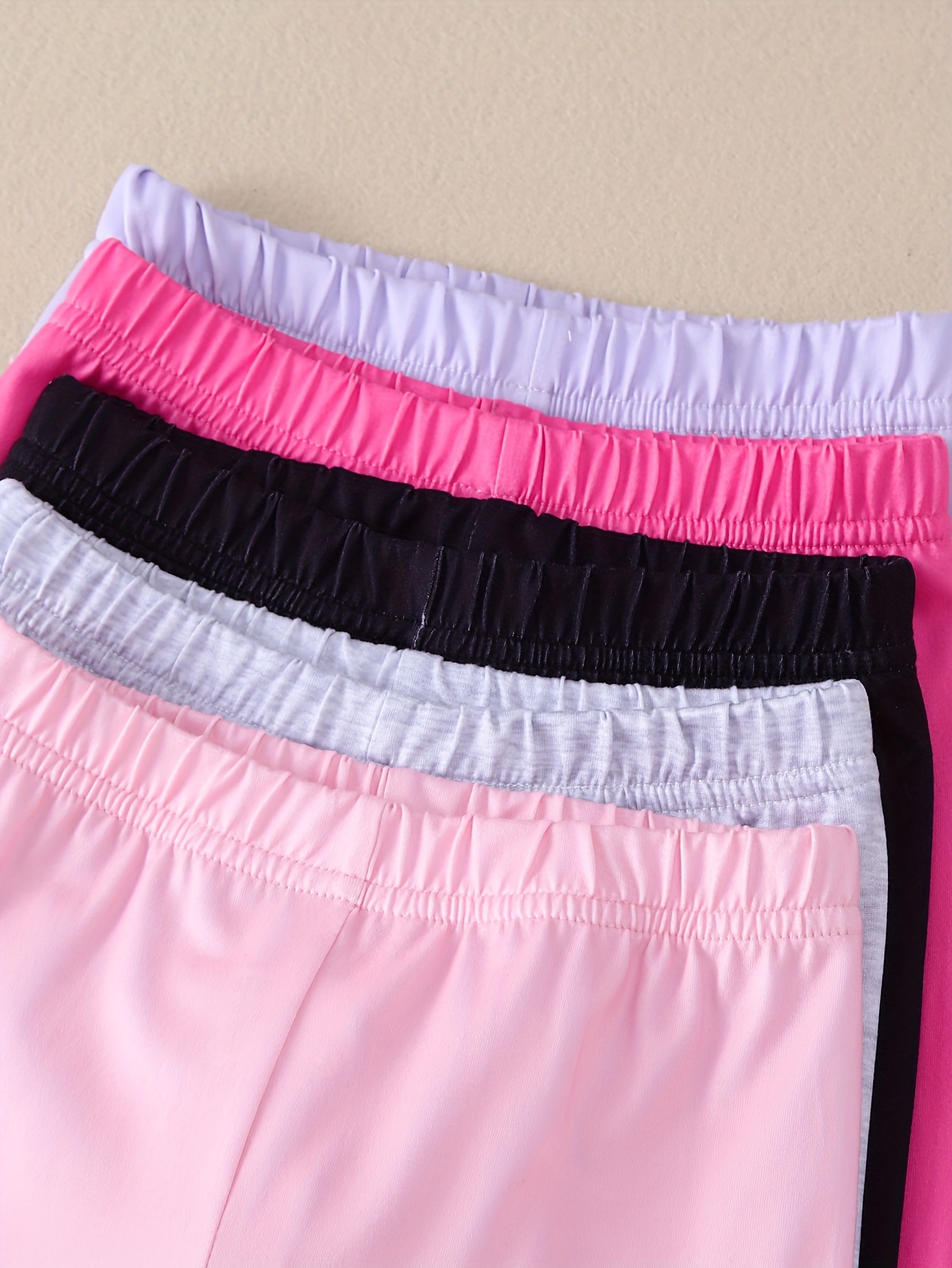 5pcs Cute Cartoon Cat Print Girls' Leggings - Soft & Comfortable, All-Season Bottomwear with Vibrant Designs, Allseason Leggings|Playful Print Leggings|Stretchy Fabric