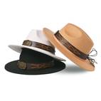 new classic fedora hats vintage lightweight cowboy felt hat western style outdoor fedoras for women men