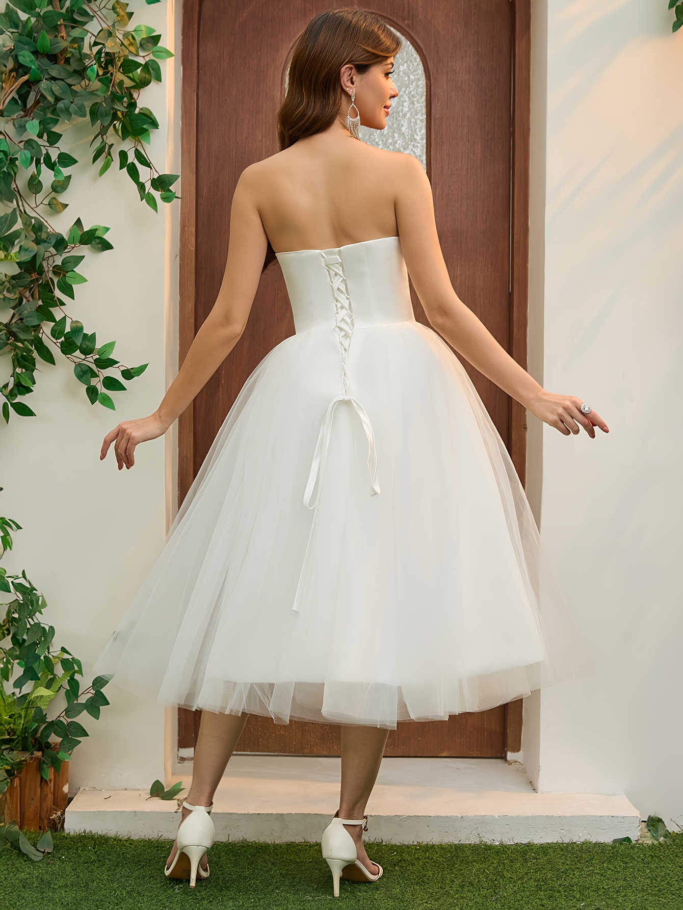 ballerina style bridesmaid dresses Amsale Bridesmaid Dress Sloan Mauve main image 1
