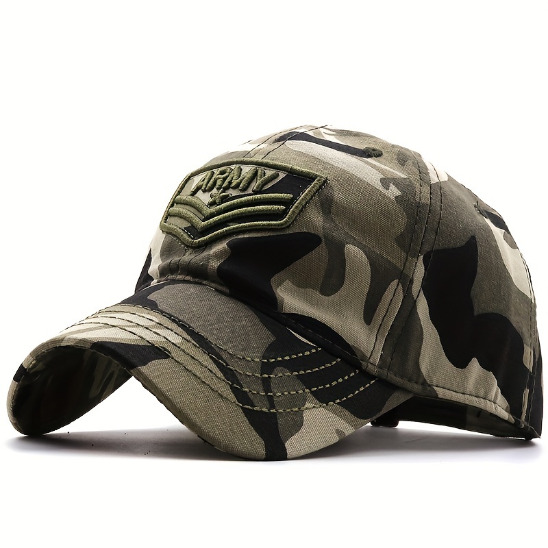 Spring/summer Camouflage Trendy Unisex Outdoor Baseball Cap With Fashion Embroidery