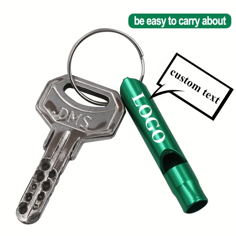 Customizable Aluminum Alloy Outdoor Survival Whistle