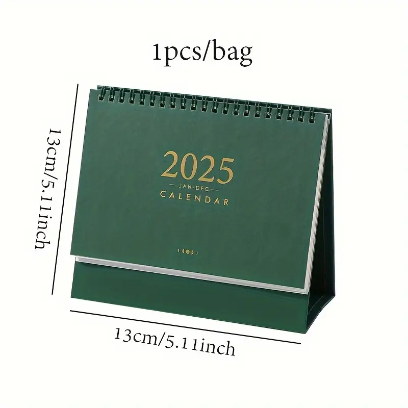 Mali stoni kalendar 2025: Prikaz po mesecima Materijal od - Temu