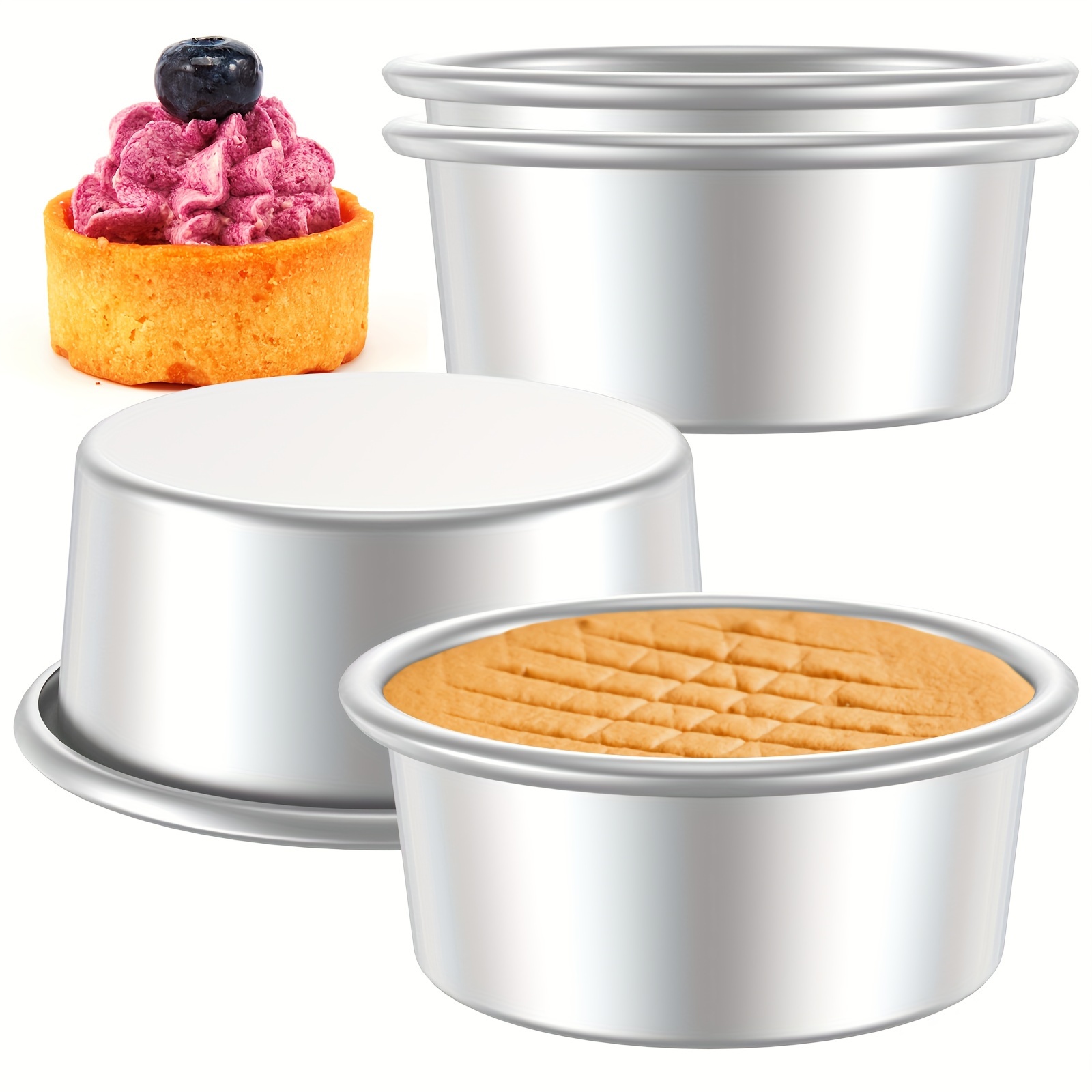 Temu – TEMU 2pcs Oversized Heavy Duty Stainless Steel Bakeware With Lid – Thickened Rectangular Oven Tray, Suitable For Desserts, Bread, And Seafood –