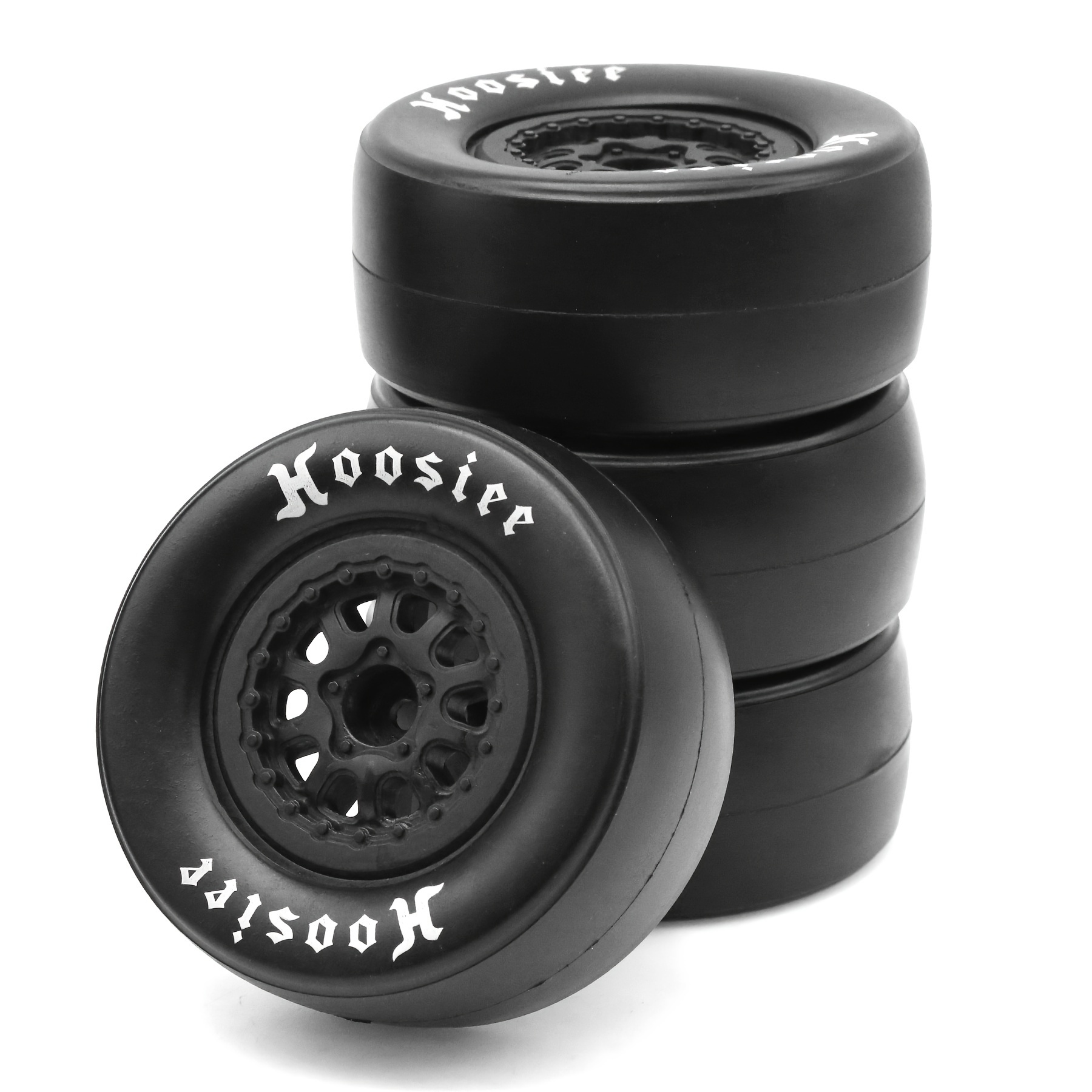 4PCS/set Universal 12mm Drive Hub Mesh Rubber Tires Wheels For 1:10 On Road RC C