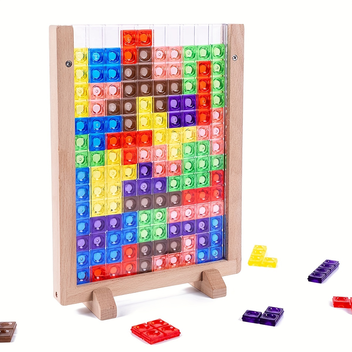 

Wooden Toy, 3d Plastic Wood Frame , Educational For 3+