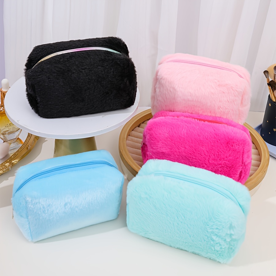 

1pc Unisex-adult Cosmetic Bag, Polyester Makeup , Unscented, Touch Organizer