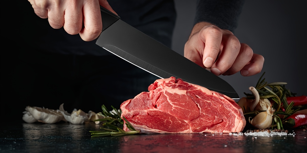 Knife Sets for Kitchen with Block, 14pcs/21pcs Kitchen Knife Set with Sharpener, with Heavy Poultry Shears And 6pcs Serrated Steak Knives Razor-Sharp, Stainless Steel, Lightweight, Anti-Slip Handle Self Sharpening, Dishwasher Safe, Anti-slip Handle