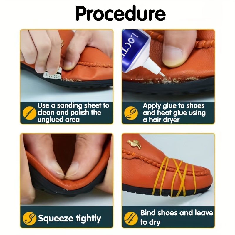1pc 60ml Strong Shoe Repair Glue - Transparent Flexible Adhesive for Plastic Materials, Quick-Drying Shoe Fix Solution in Tube, Shoe Glue