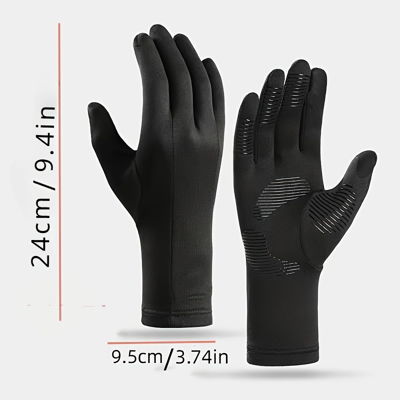 

1pair Winter Outdoor Skiing & Cycling Gloves, Windproof Non-slip Sports Gloves, Touch Screen Gloves