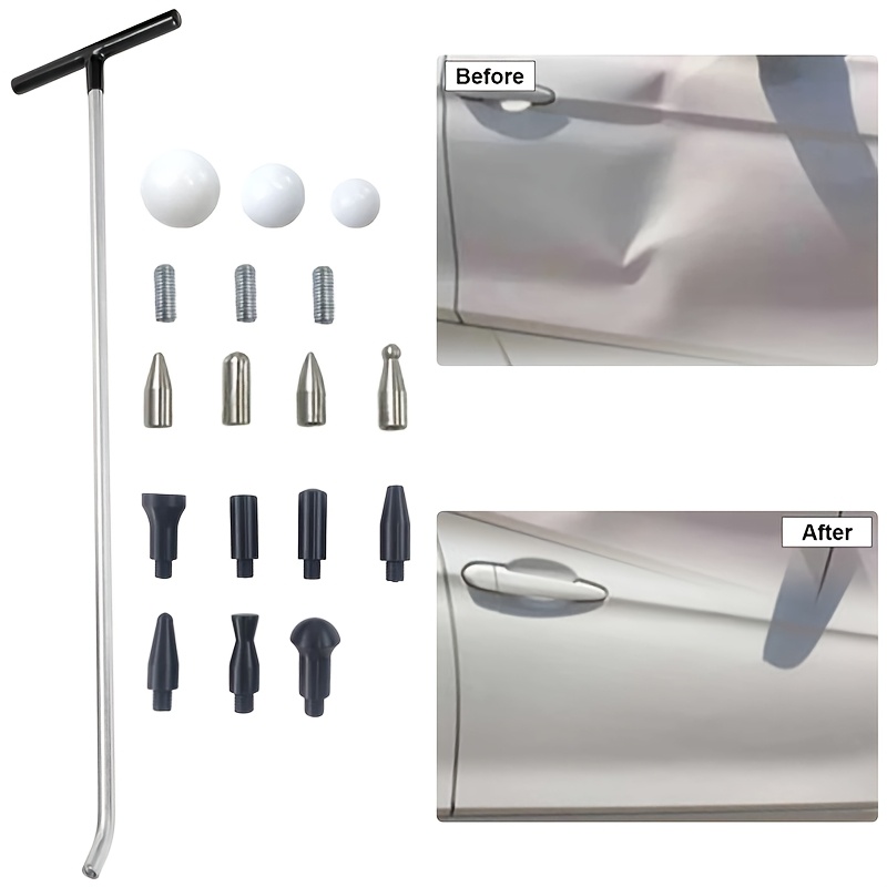 Dent Removal Rods Car Crowbars Paintless Dent Repair Tool Kit