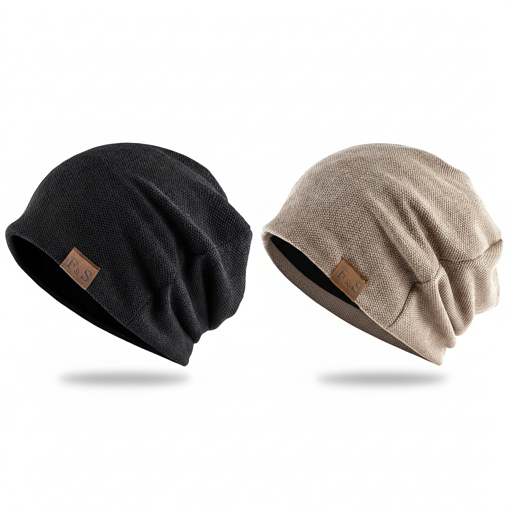 E-shop Zweierpack leichte Frühling/Sommer-Mützen für Herren Damen – Uni-Farbe, geeignet für Freizeit im Freien Neujahrsfeiern, Unisex-Stil, bequeme