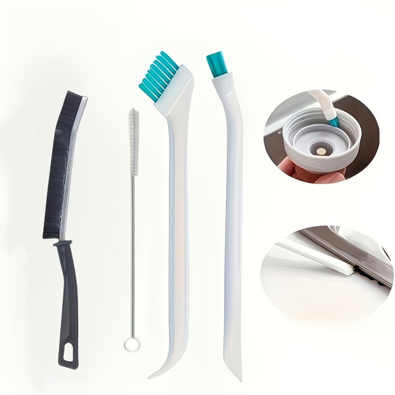 TEMU 4pcs Set (1 Straw Brush And 1 Brush And 2 Cup Lid Cleaning Brushes) Of Different-sized Cleaning Brushes, Cup Brushes, Baby Bottle Brushes,