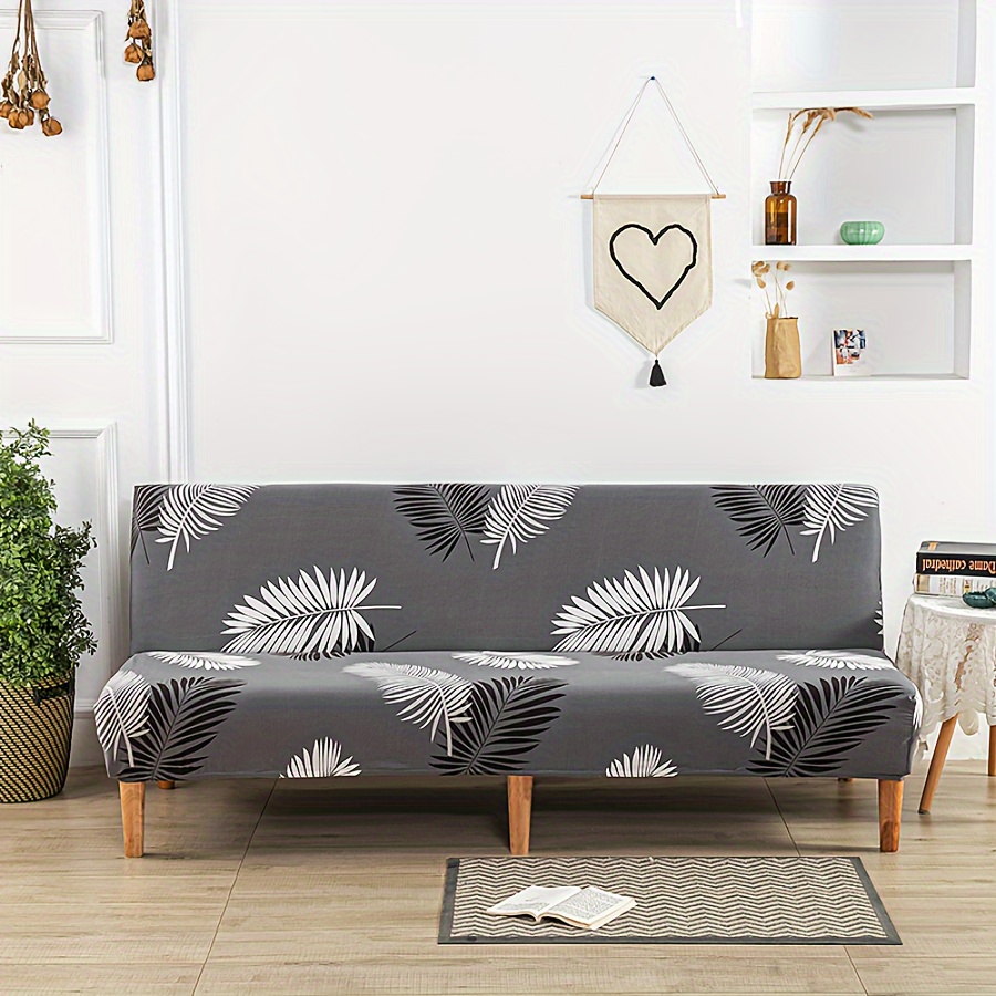 

1pc Feather Leaf Full Cover Anti-slip Sofa Bed Cover