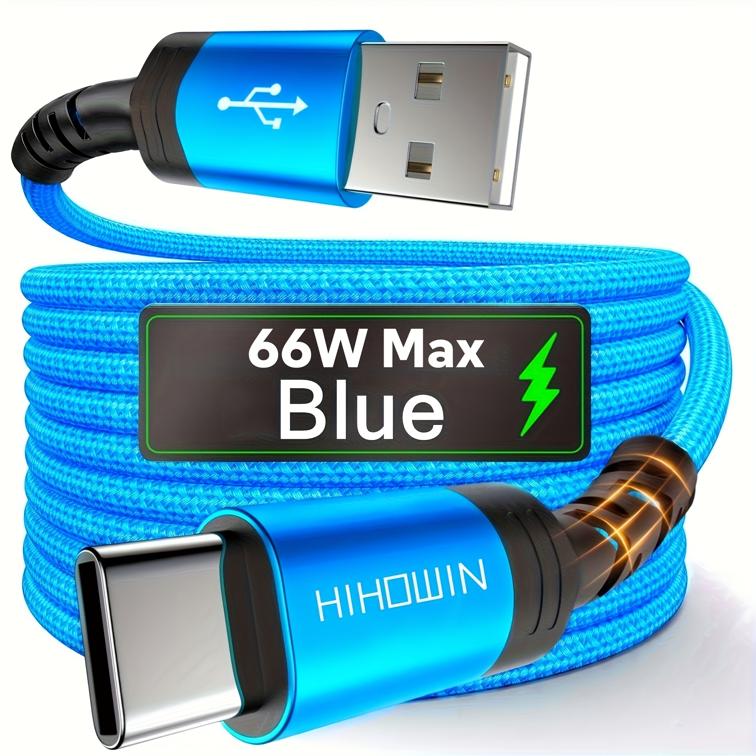 Usb C Fast Charging Cable, Nylon Braided Type C Charger Cable For Huawei Xiaomi Redmi Oppo Oneplus For Iphone 15/16 Series And More Smartphone Charging Data Synchronization Cable