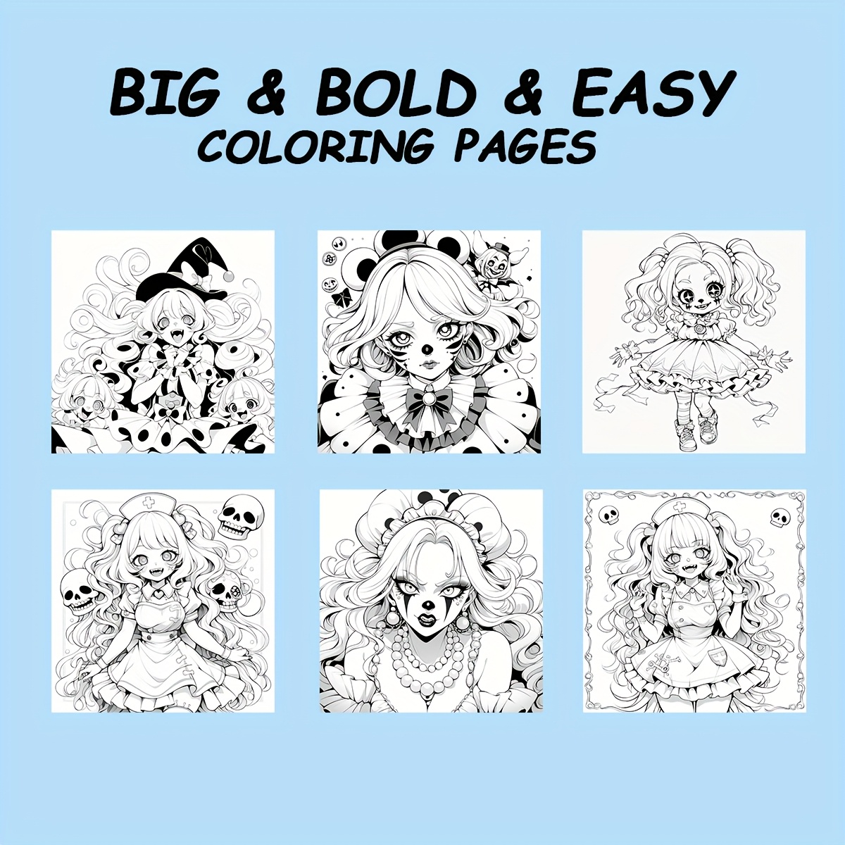 Painting Picture Book: 22 Pages Clear Lines Patterns