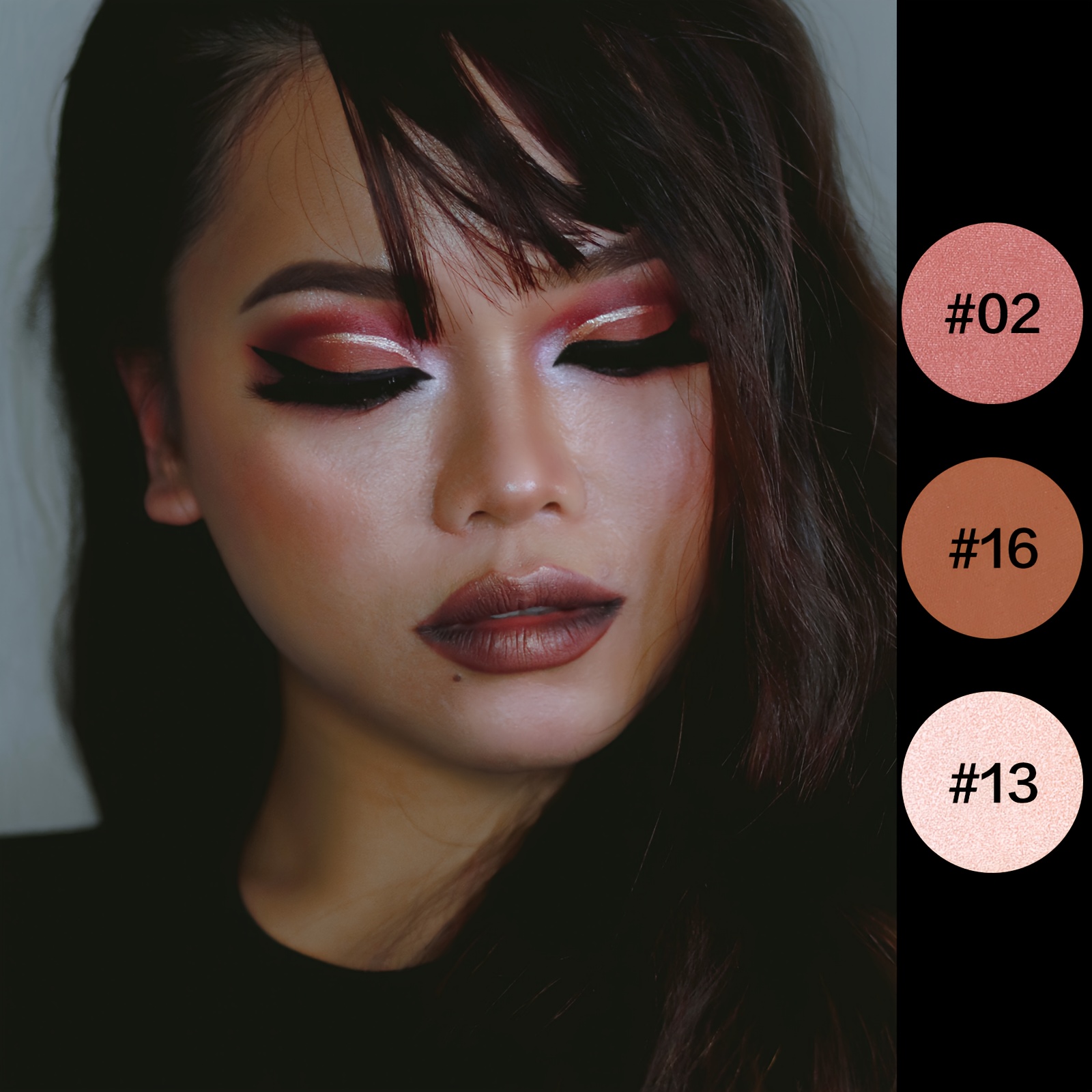 SPRINGSKY 16 Farben Make-up Palette – Rouge, Highlighter, Bronzer All-in-One | Für Jeden Hautton, Weiches Puder