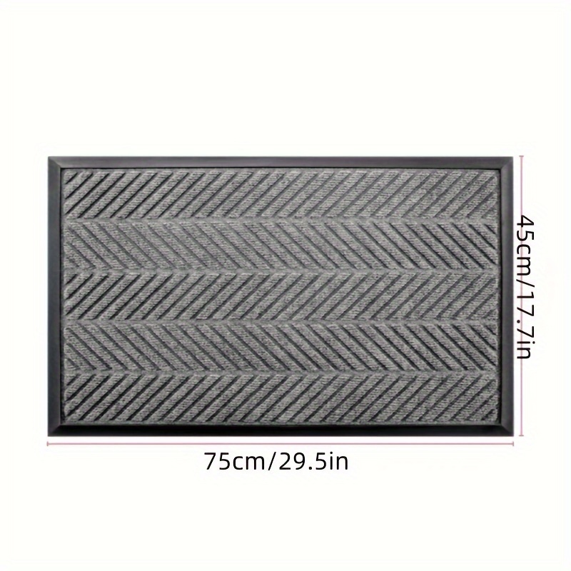 heavy duty indoor anti slip   natural rubber bottom with   thickened model   and machine washable Product details 8