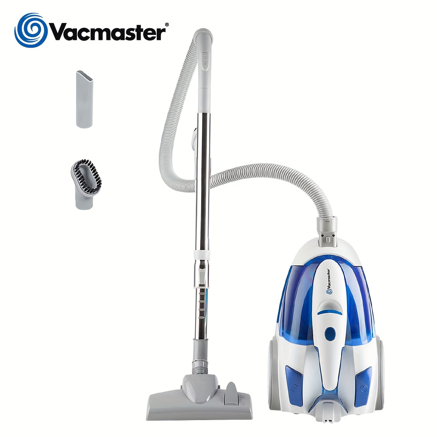 

Vacmaster Cc0101 Canister Vacuum Portable Corded Vacuum Cleaner With Washable Hepa Filter & Automatic 16ft Cord Included 2.5l Dust Cup For Tiles, Hard Floor And Pet Hair