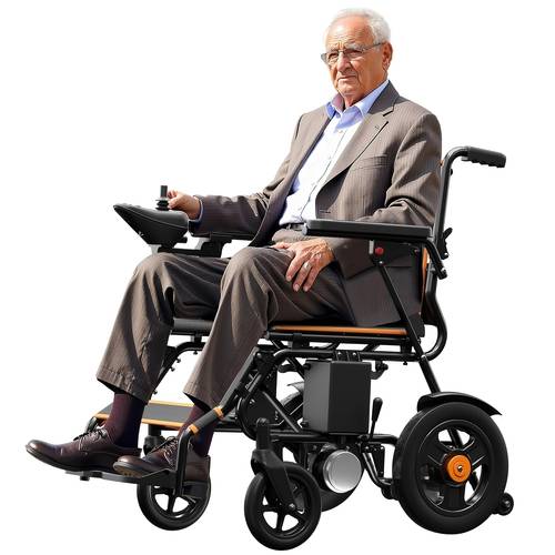 cadeiras de rodas elétricas de 500w com motores duplos para , 25kg dobráveis e , cadeiras de rodas motorizadas para idosos com suporte de 120kg, cadeiras de rodas elétricas de viagem todo-o- ,