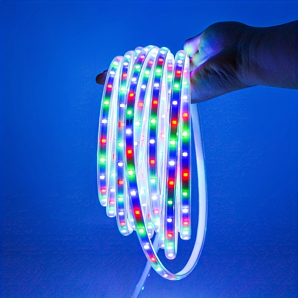 solar led strip light outdoor 8 modes solar powered fairy lights with infrared sensor energy efficient solar lamp strip for christmas garden patio lawn tree house halloween decor 1pc details 3