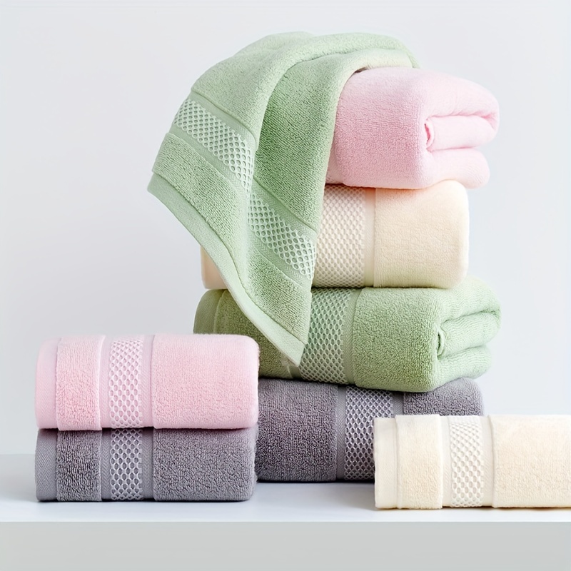 Super Absorbent Cotton Bath Towel Soft Comfortable Adults - Temu