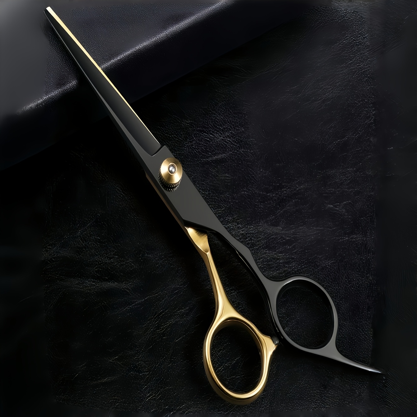 TEMU Forbici professionali per taglio capelli, forbici da nere e dorate, forbici da salone in acciaio inossidabile per , taglio capelli , nere e