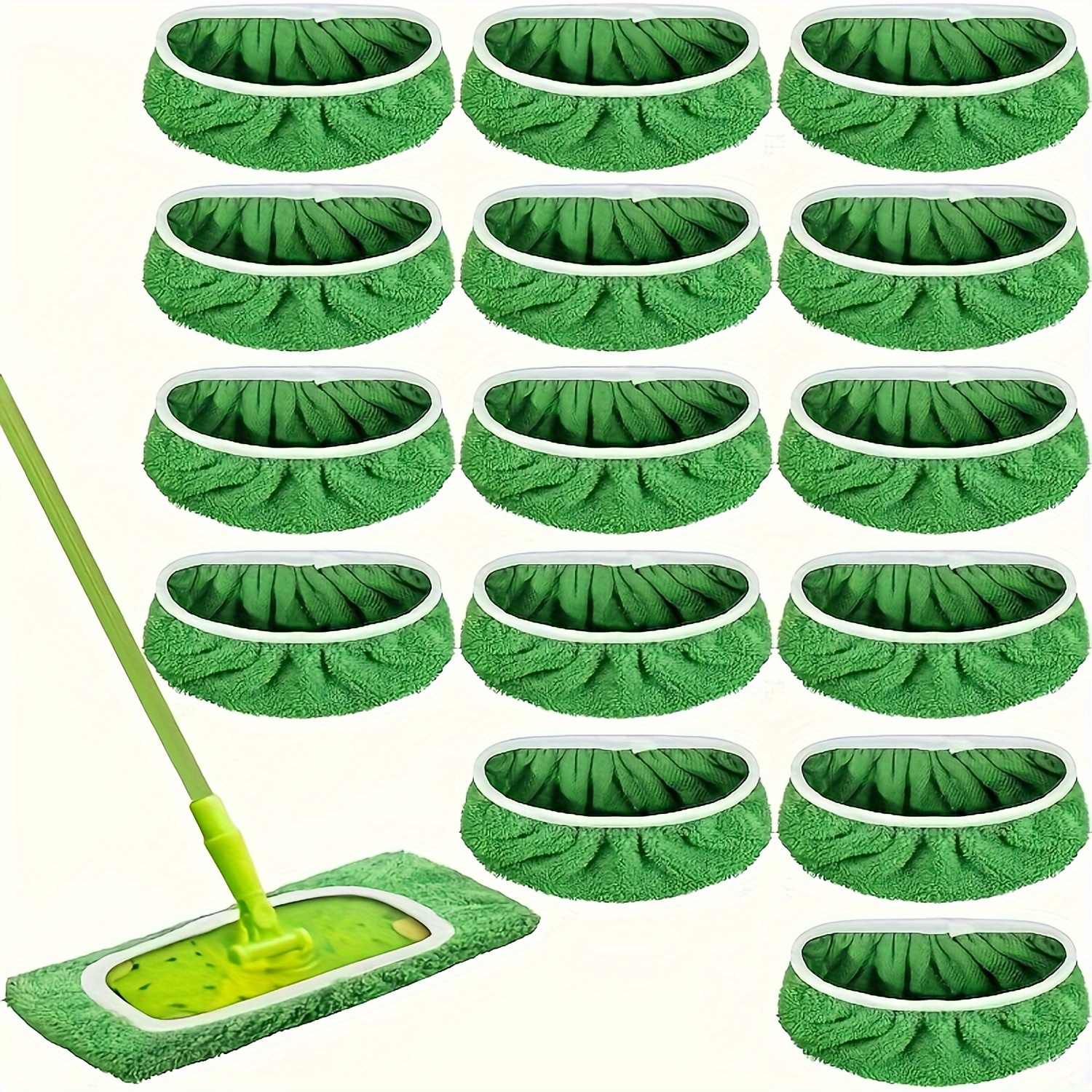 

3/6/9 Reusable Microfiber Mop Pads - Washable And Durable, Suitable For Wet Or Dry Cleaning, Easy To Dust, Basic Household Cleaning Supplies, Can Be Used On All Hard Floors