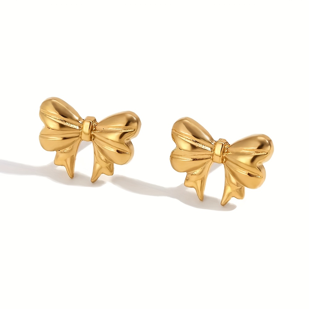 Hypoallergenic High Quality Stainless Steel Stud Earrings, Anti-fade, Simple And Elegant, Fashionable Women's Earrings For Daily Wear Or Parties, Jewelry Accessories, Are Exquisite Gifts For Women.