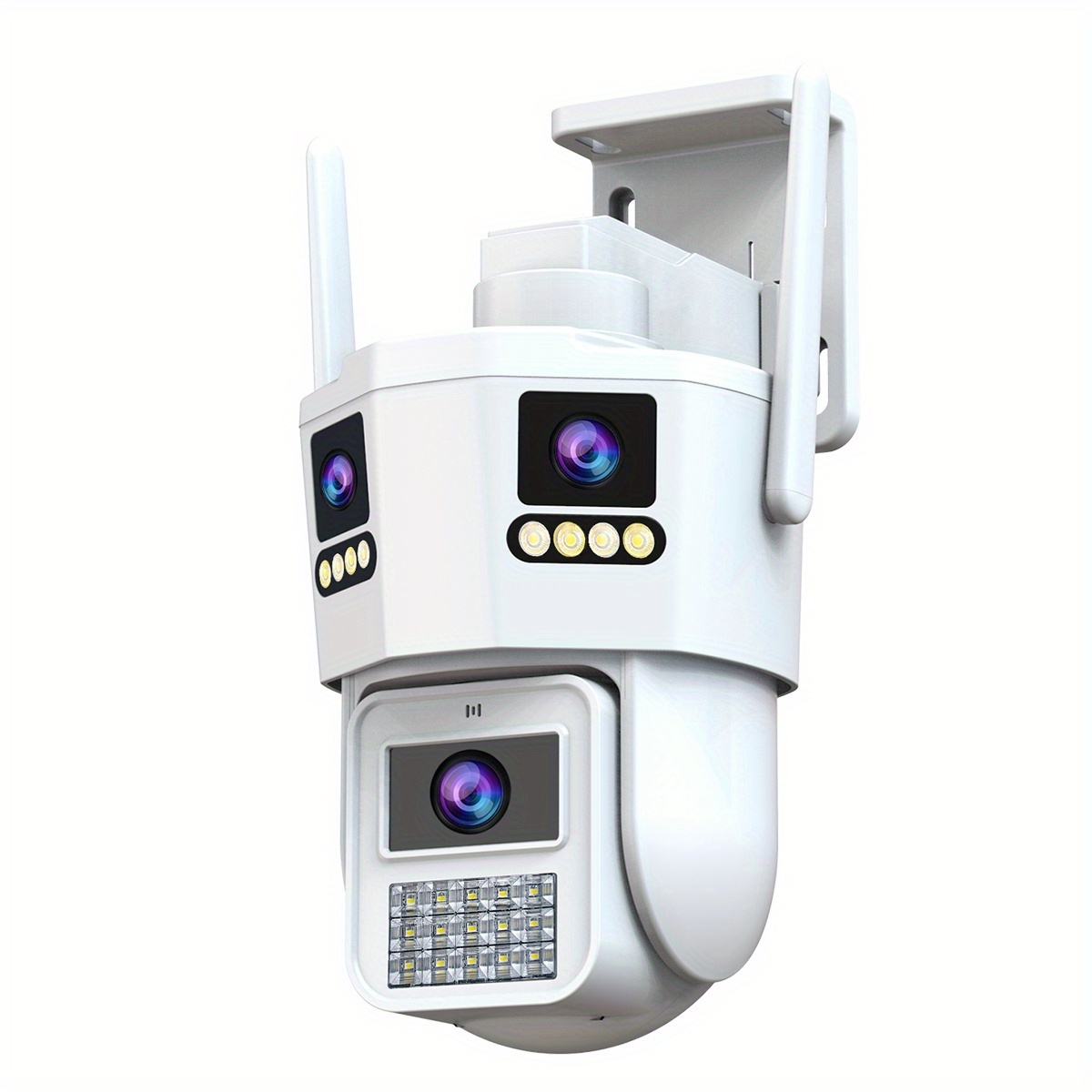 Image of Outdoor Full Hd Camera 3 Lenses 3 Cameras Camera, Store, Street Surveillance Security Camera, Full-day Automatic Tracking Feature, 2, 4g And 5g Wifi Smart Cameras