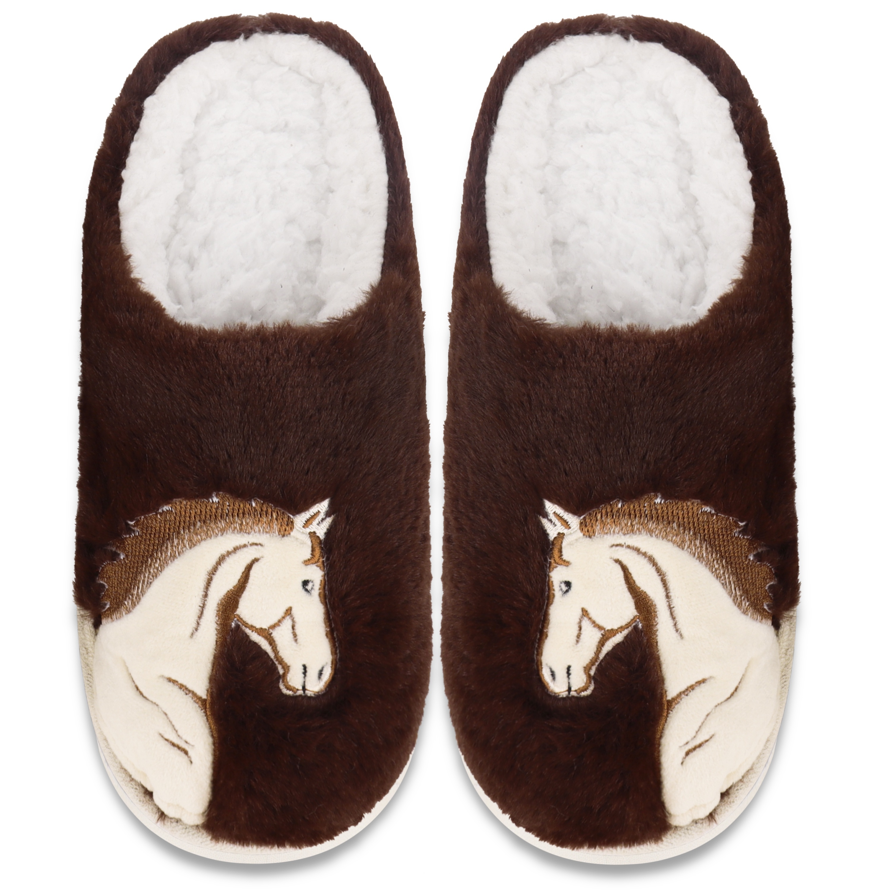 

Horse Slippers For Women Horse Gifts For Women Christmas Gifts For Women Furry Non-slip Horse Slippers Slippers Suitable For Indoor And Outdoor Wear