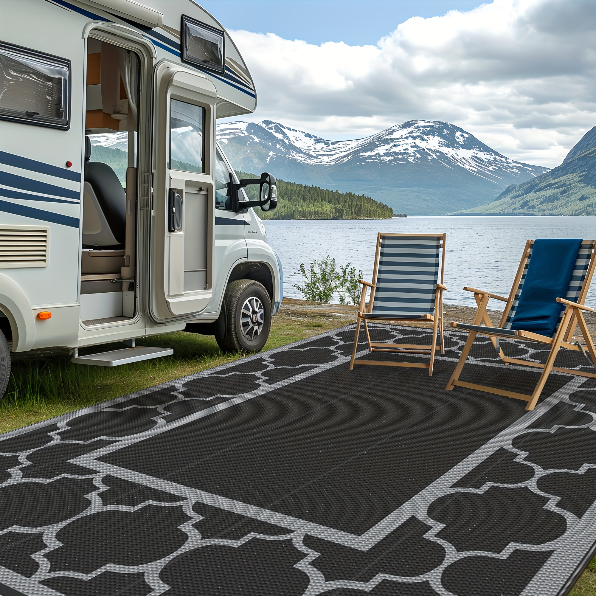 

Rug For Decor, Plastic Area Rug For Camper, Rv, , , , , ,