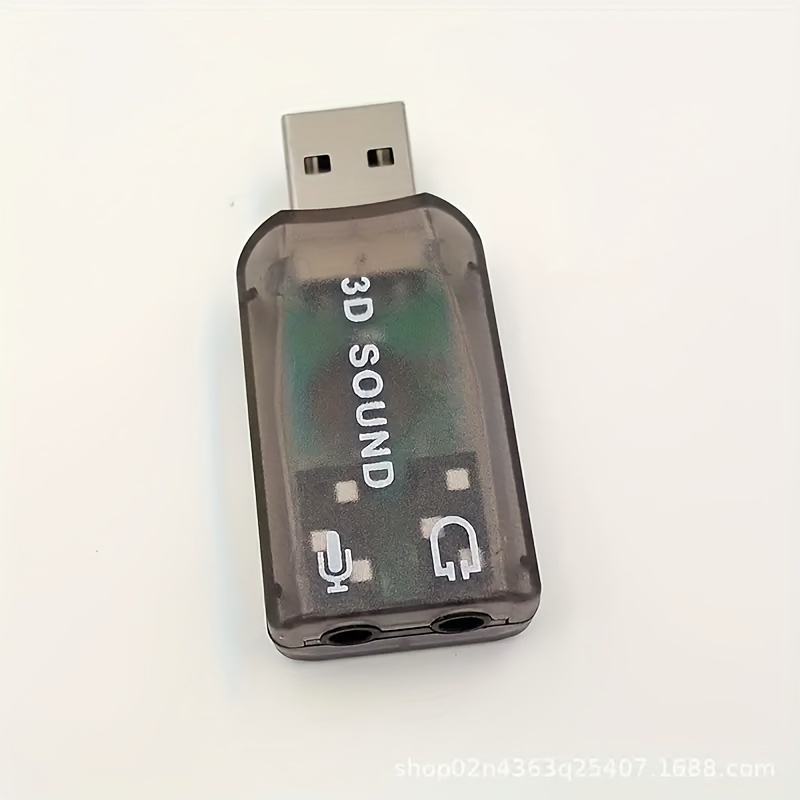 1 Pc Tarjeta De Sonido Externa USB De Audio Digital - Temu Chile