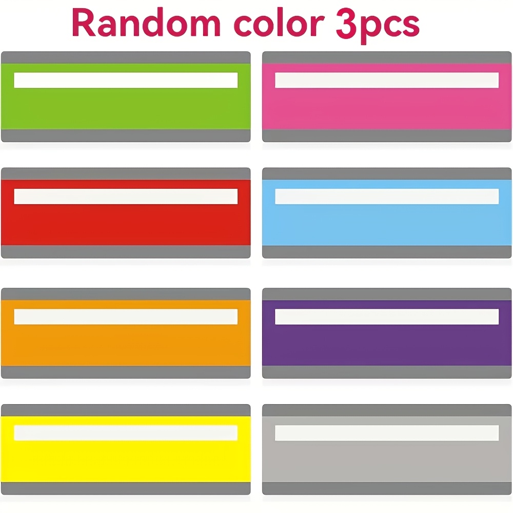 3/5pcs Random Color Reading Guide Strips, Colored Overlay, Highlighted Bookmark, Reading Line , Overlay Reading Bookmark, Crystal Teacher Aid, Enhancing For Books, Articles, Study Guides