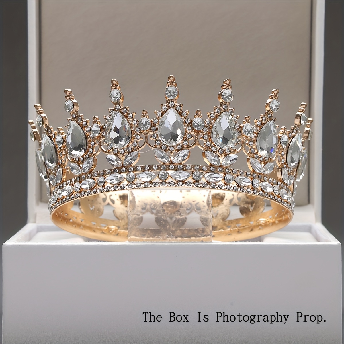 Women's Dressing Princess Jewelry Wedding Rhinestone Crown Hair Additions