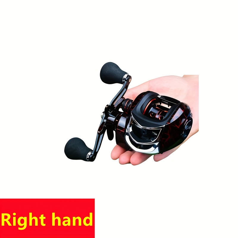 TEMU Metal Fishing Reel, - Carp And Bass Fishing, Rotating Fishing Reel