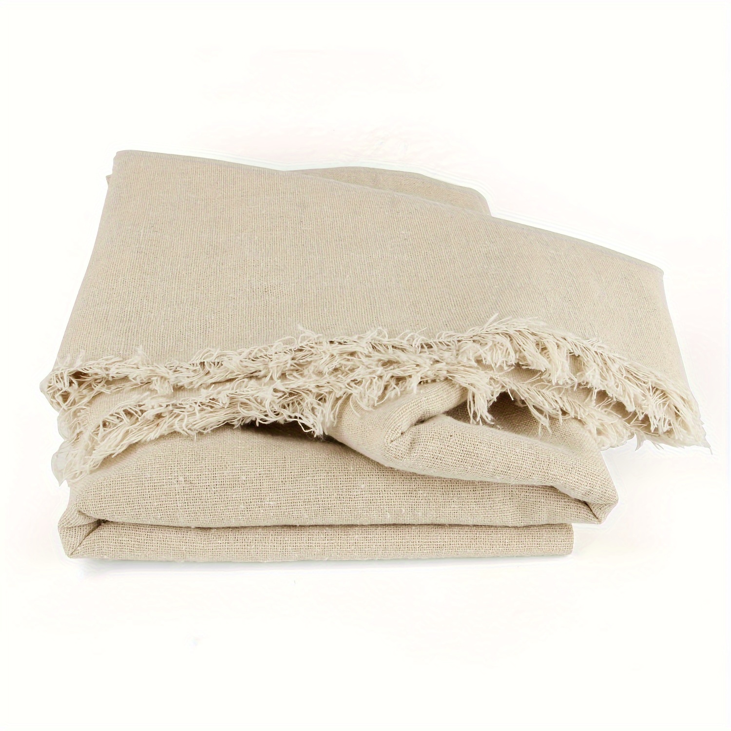 Image of Linen-cotton Fabric Roll, Solid Color, 100 Cm X 158.75 Cm, 39.37 62.5 In, Suitable For Quilting, Garment Fabric, Curtains, Lighting, Embroidery, Tablecloths, And Bags