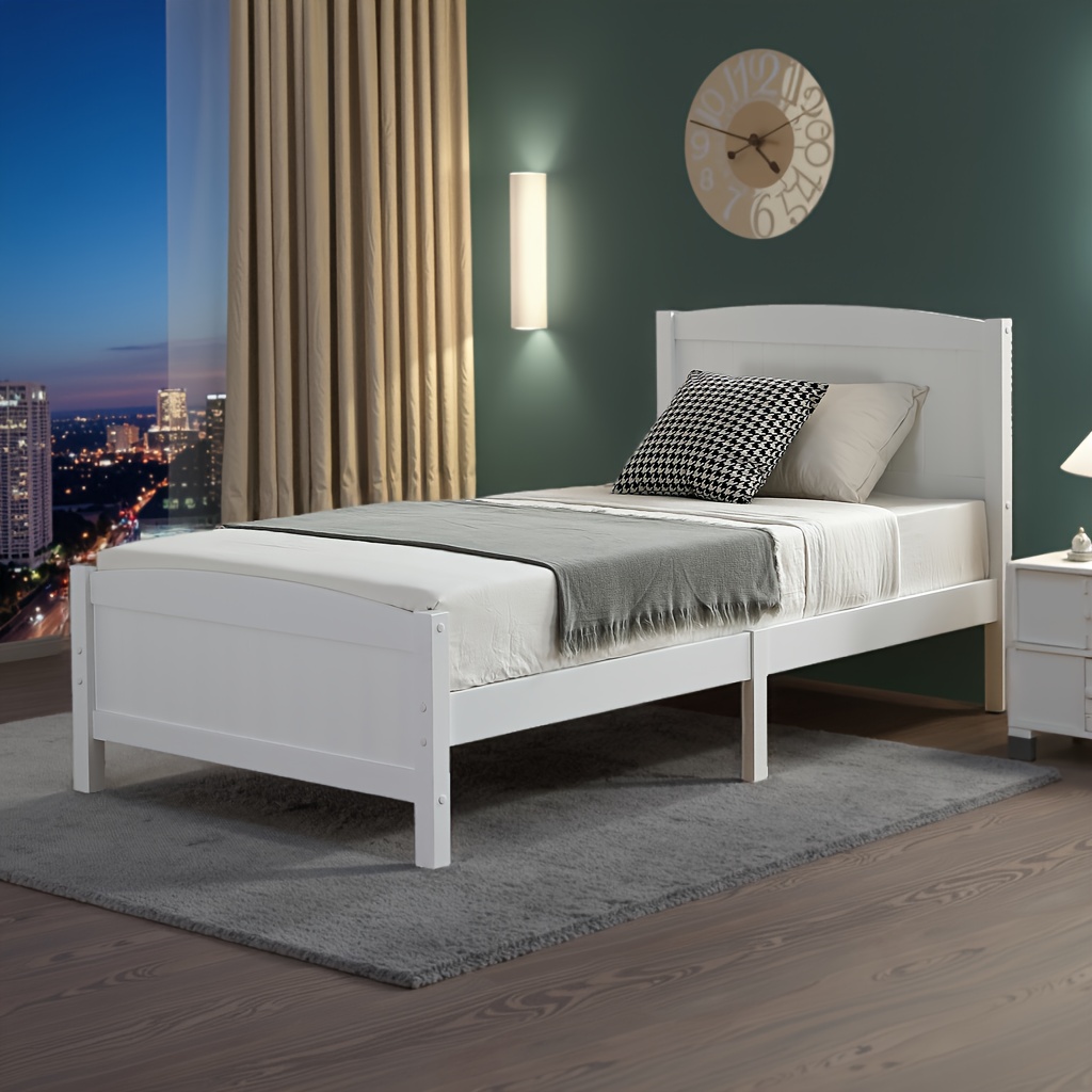 House Bed Frame with Guardrails