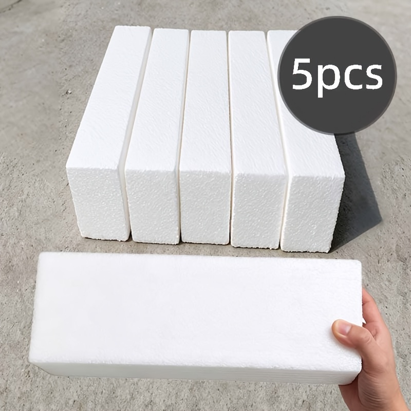 TEMU 5pcs Rectangulaires EPS , Matériaux pour la Création de Modèles Architecturaux dans les de Diplôme, Matériau en Mousse pour la Sculpture 3D